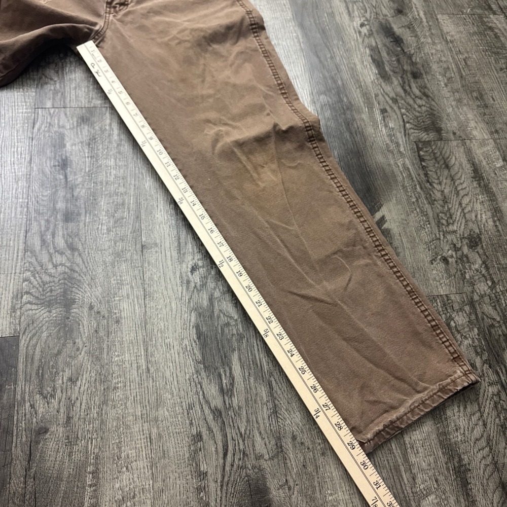 Vtg Y2K Faded Brown Dickies Carpenter Distressed Work Pants 30x29.5 - Picture 4 of 7